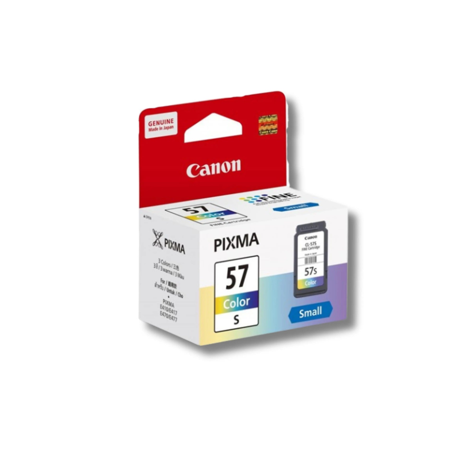 CANON ORIGINAL INK CL-57 COLOR , CL-57s COLOR FOR PRINTER E410 E470 E3170 E480 PrintSaver