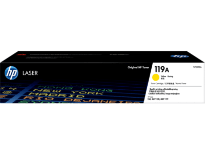 HP 119A Original Laser Toner Cartridge ( Black W2090A , Cyan W2091A , Yellow W2092A , Magenta W2093A )