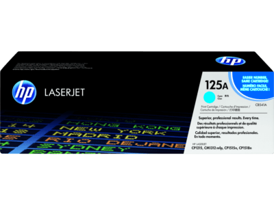 HP 125A LASERJET TONER ( BLACK CB540A , CYAN CB541A , YELLOW CB542A , MAGENTA CB543A )