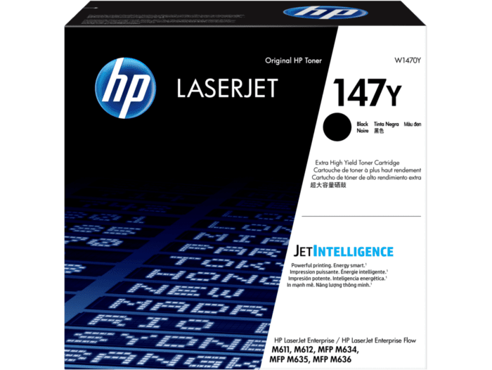 HP 147Y Extra High Yield Black Original LaserJet Toner Cartridge(W1470Y)