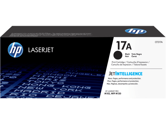 HP 17A Black Original LaserJet Toner Cartridge (CF217A)