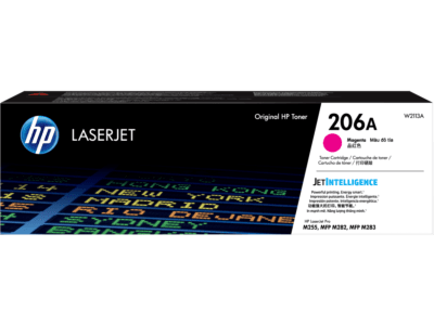 HP 206A Original LaserJet Toner Cartridge W2110A W2111A W2112A W2113A (Black/Cyan/Magenta/Yellow)