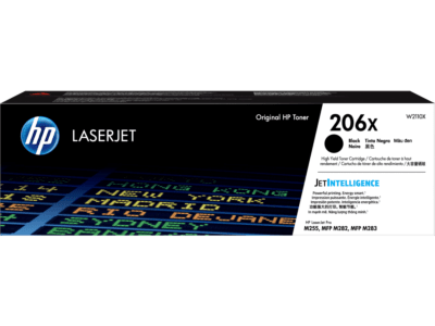 HP 206X High Yield (Black/Cyan/Magenta/Yellow) Original LaserJet Toner Cartridge