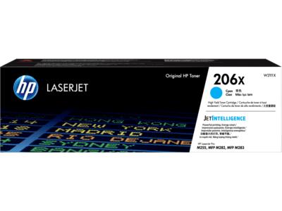 HP 206X High Yield (Black/Cyan/Magenta/Yellow) Original LaserJet Toner Cartridge