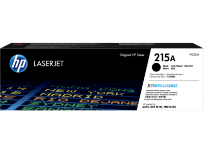 HP 215A Original LaserJet Toner Cartridge (Black W2310A, Cyan W2311A, Yellow W2312A, Magenta W2313A)