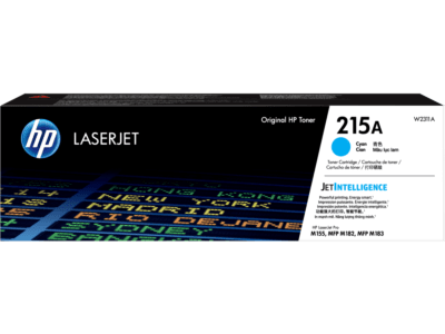 HP 215A Original LaserJet Toner Cartridge (Black W2310A, Cyan W2311A, Yellow W2312A, Magenta W2313A)