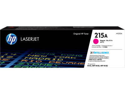 HP 215A Original LaserJet Toner Cartridge (Black W2310A, Cyan W2311A, Yellow W2312A, Magenta W2313A)