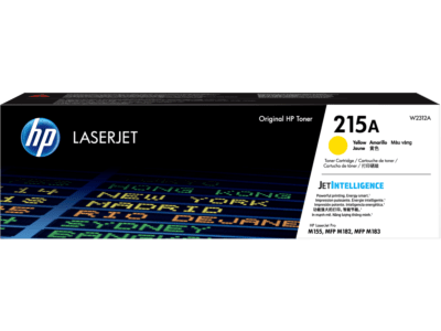 HP 215A Original LaserJet Toner Cartridge (Black W2310A, Cyan W2311A, Yellow W2312A, Magenta W2313A)