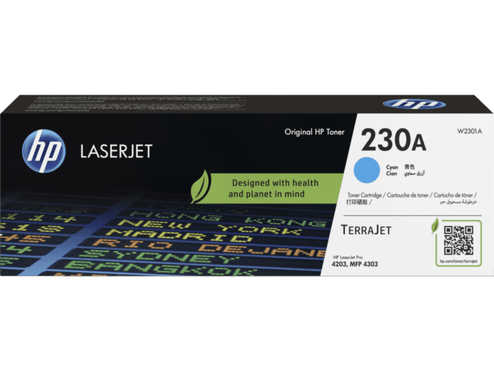 HP 230A Original LaserJet Toner Cartridge (W2300A, W2301A, W2302A, W2303A) (Black, Cyan, Magenta, Yellow)