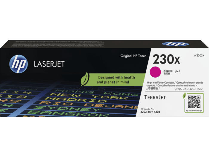 HP 230X Original LaserJet Toner Cartridge (W2300X, W2301X, W2302X, W2303X) (Black, Cyan, Yellow, Magenta)
