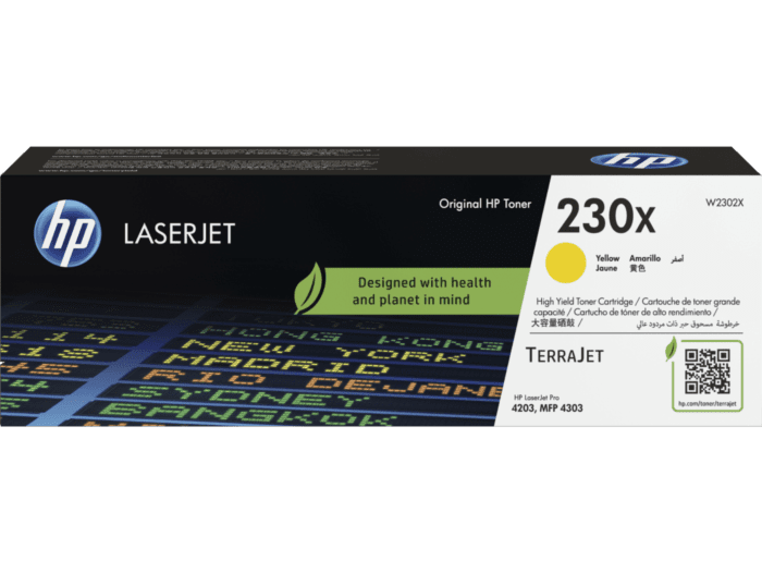 HP 230X Original LaserJet Toner Cartridge (W2300X, W2301X, W2302X, W2303X) (Black, Cyan, Yellow, Magenta)