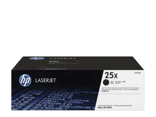 HP 25X High Yield Black Original LaserJet Toner Cartridge (CF325X)