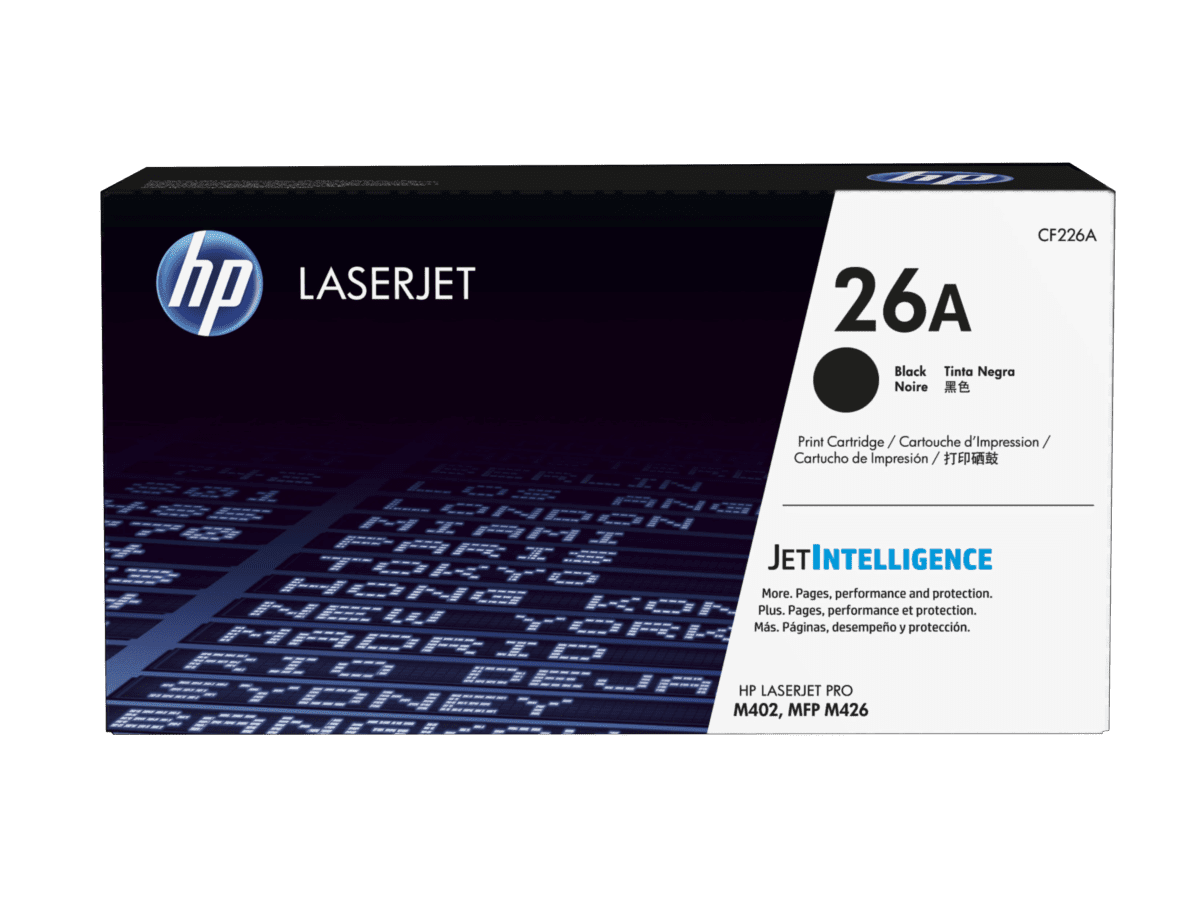 HP 26A Black Original LaserJet Toner Cartridge (CF226A)
