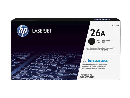 HP 26A Black Original LaserJet Toner Cartridge (CF226A)