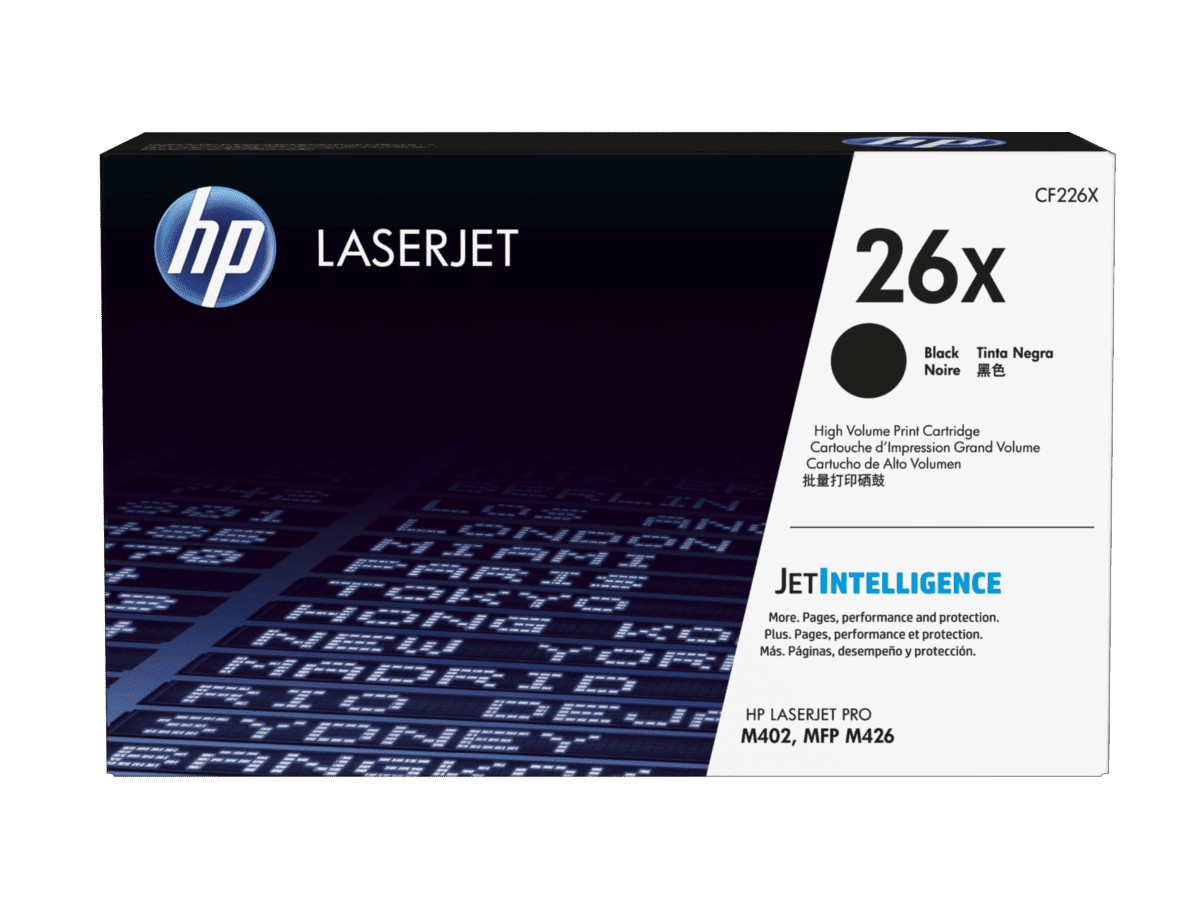 HP 26X High Yield Black Original LaserJet Toner Cartridge (CF226X)