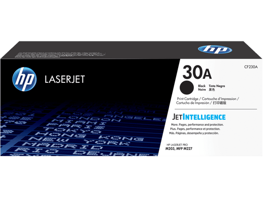 HP 30A Black Original LaserJet Toner Cartridge (CF230A)