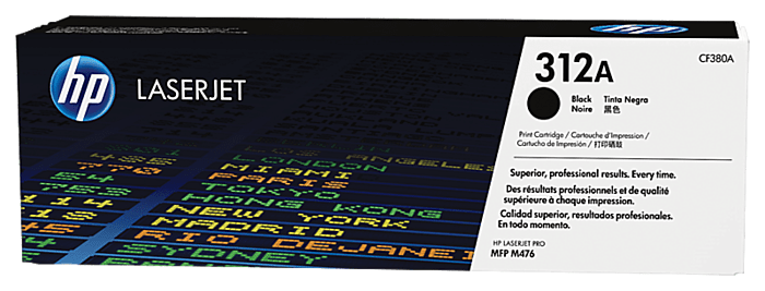 HP 312A LaserJet Toner Cartridge (BLACK CYAN YELLOW MAGENTA)