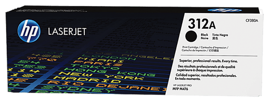HP 312A LaserJet Toner Cartridge (BLACK CYAN YELLOW MAGENTA)