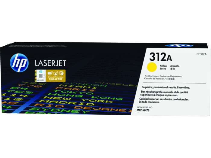 HP 312A LaserJet Toner Cartridge (BLACK CYAN YELLOW MAGENTA)