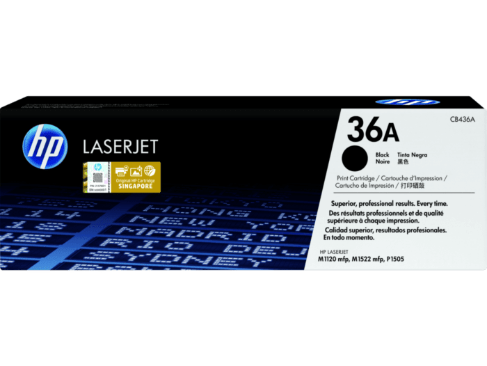 HP 36A Black Original LaserJet Toner Cartridge