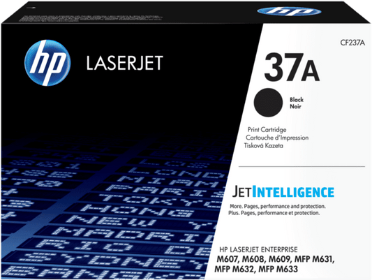 HP 37A Black Original LaserJet Toner Cartridge (CF237A)