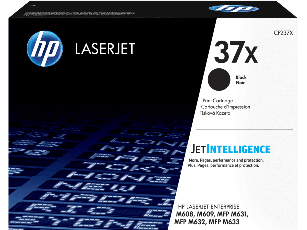 HP 37X High Yield Black Original LaserJet Toner Cartridge (CF237X)
