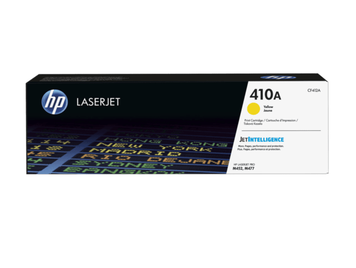 HP 410A Original LaserJet Toner Cartridge (BLACK, CYAN, YELLOW, MAGENTA) (CF410A, CF411A, CF412A, CF413A)