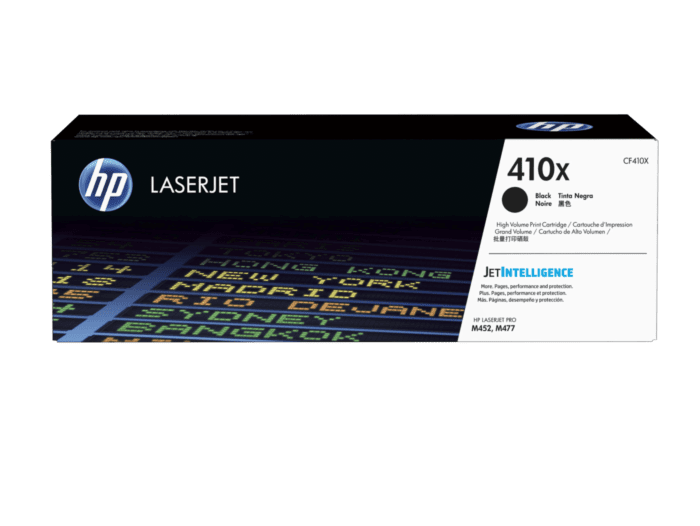 HP 410X High Yield Original LaserJet Toner Cartridge (CF410X, CF411X, CF412X, CF413X)(Black, Cyan, Yellow, Magenta)
