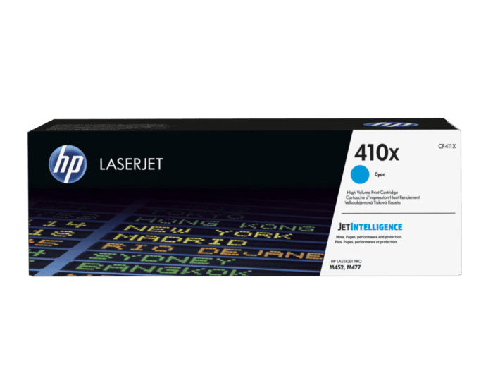 HP 410X High Yield Original LaserJet Toner Cartridge (CF410X, CF411X, CF412X, CF413X)(Black, Cyan, Yellow, Magenta)