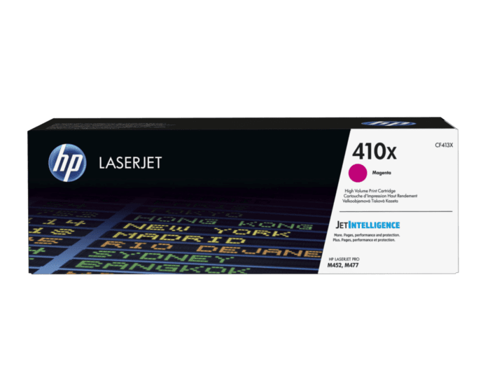 HP 410X High Yield Original LaserJet Toner Cartridge (CF410X, CF411X, CF412X, CF413X)(Black, Cyan, Yellow, Magenta)