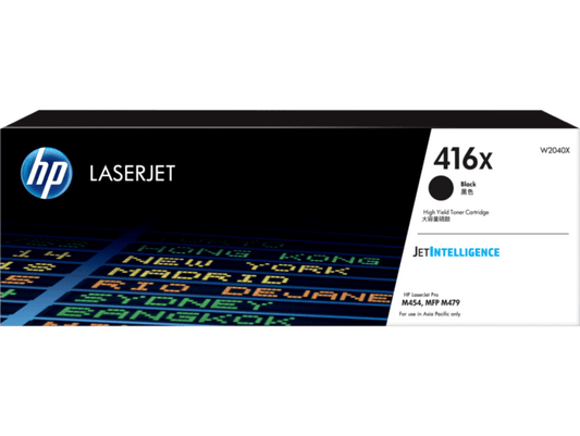 HP 416X High Yield Original LaserJet Toner Cartridge (Black, Cyan, Yellow, Magenta)
