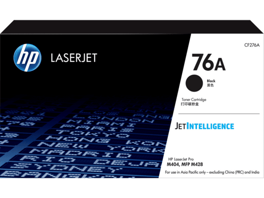 HP 76A Black Original LaserJet Toner Cartridge (~3,000 pages)(	CF276A)