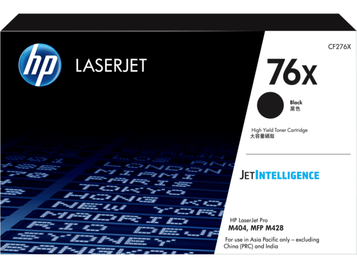 HP 76X High Yield Black Original LaserJet Toner Cartridge (~10,000 pages)