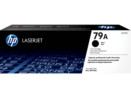 HP 79A Black Original LaserJet Toner Cartridge (CF279A)