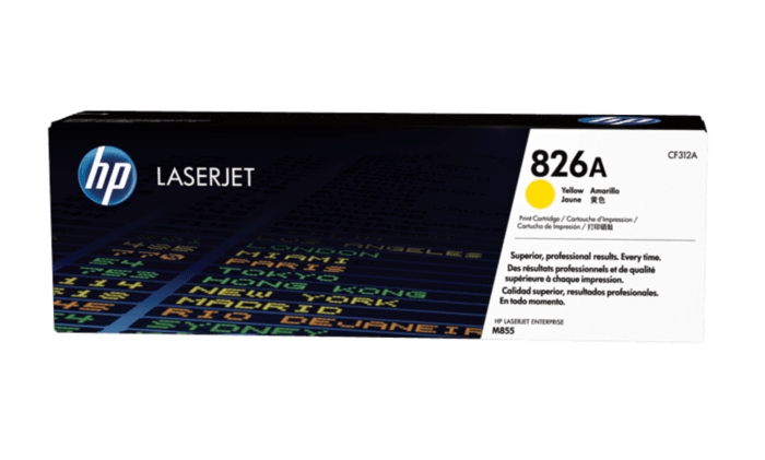 HP 826A Original LaserJet Toner Cartridge (BLACK, CYAN, YELLOW, MAGENTA)