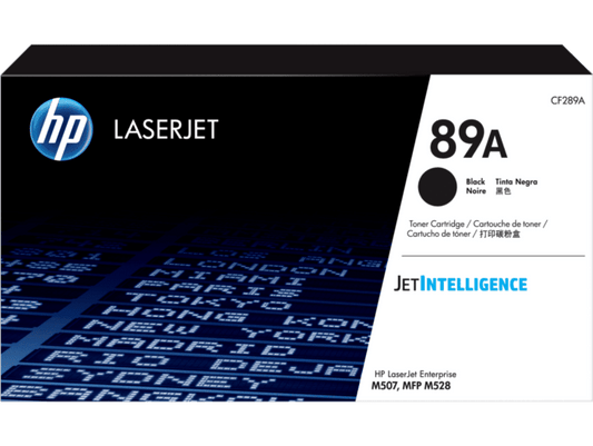 HP 89A Black Original LaserJet Toner Cartridge (CF289A)