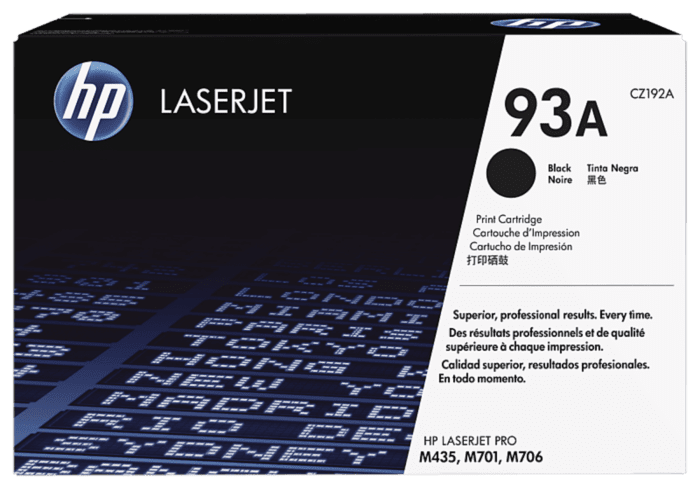 HP 93A Black Original LaserJet Toner Cartridge