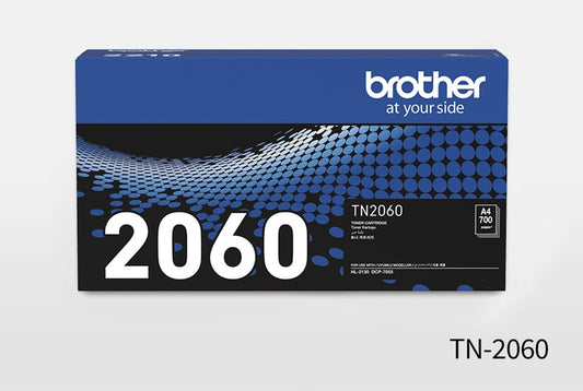 Brother TN-2060 Genuine Monochrome Toner Cartridge, Black, Page Yield up to 700 pages