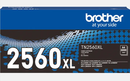 Brother TN-2560 TN-2560XL Original Monochrome Toner Cartridge for L2460DN L2460DW L2560DW L2805DW L2885DW TN2560 TN2560XL