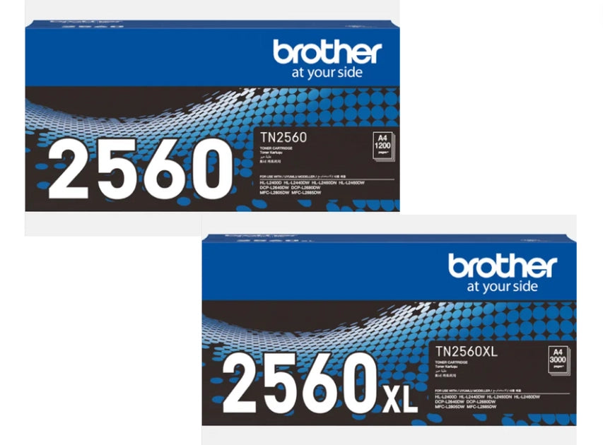 Brother TN-2560 TN-2560XL Original Monochrome Toner Cartridge for L2460DN L2460DW L2560DW L2805DW L2885DW TN2560 TN2560XL